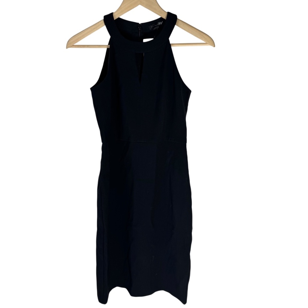 Ann Taylor NWT Black Halter Neck Fitted Little Black Dress Sz 00